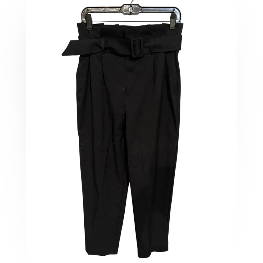 H&M Women’s Black Belted Dress Pants New Without Tags Size 4